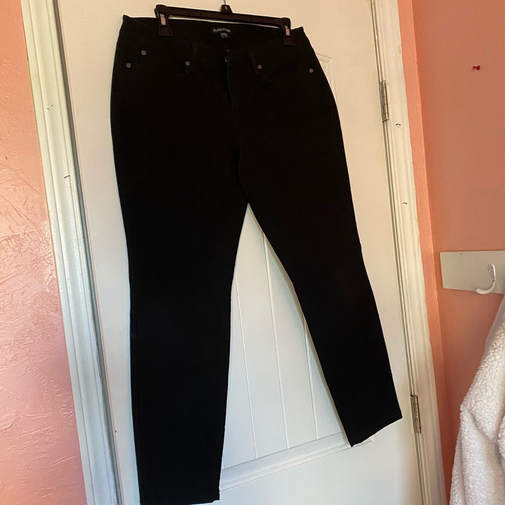 eileen fisher black pants
